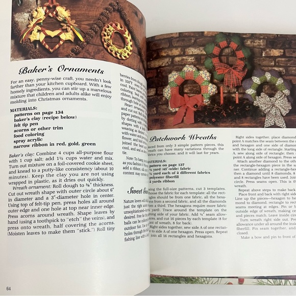 1982 Christmas With Southern Living Hardcover Book Recipes Decorating & Patterns - Picture 7 of 16